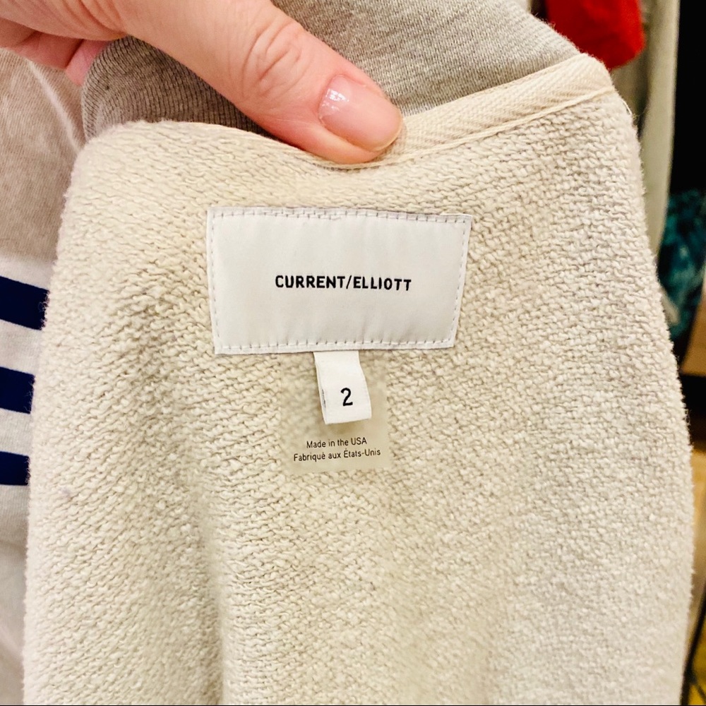 Current/Elliott Sweatshirt Button Front Cardigan - image 6